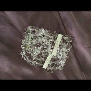 Sno of Sweden clear bead stretch bracelet